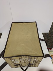 REUSABLE COLLAPSABLE BOX GROCERY BAG choose to reuse TM by EARTH WISE