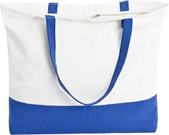 1 Pack Canvas Tote Bag with Zipper, Blank Reusable Grocery Bags, Widened Washabl