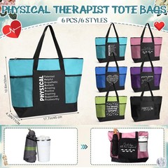 Physical Therapy Gifts Tote Bags Therapist PT Reusable Zipper Pouch 1 PCS