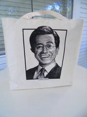 Stephen Colbert Cloth Canvas Tote Bag Barnes & Noble Late Night Discontinued