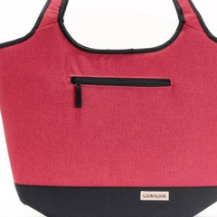 LocknLock Insulated Tote Bag, Thermal Cooler,Large Hobo,K98253 Gray