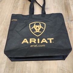 Ariat Large & Small Recycled Reusable Shopping Tote Bag – Brown Black EUC