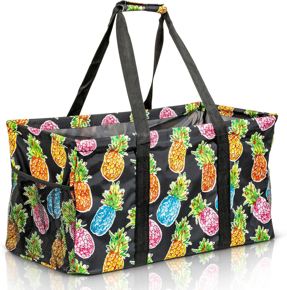 Extra Large Utility Tote Bag Oversized Collapsible Pool Beach Canvas Basket