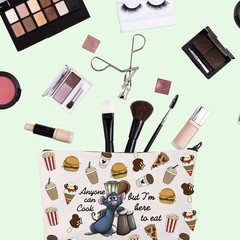 FOTAP Remy Quote Gift Anyone Can Cook Makeup 9.25 x 6.69 inches, white