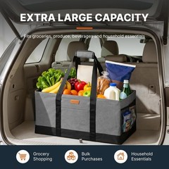 Extra Large Foldable Grocery Tote Bag With Handles for Storage, Picnics, Beac…