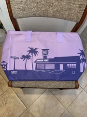Trader Joe’s Lavender Insulated Large Tote Cooler Bag Reusable New 8 Gallon 2026