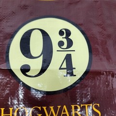 Tesco Harry Potter Hogwarts Express Tote Bag Platform 9 3/4 Kings Cross Railway