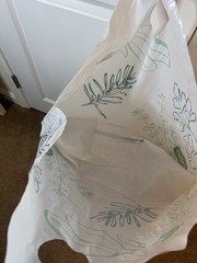 Whole Foods Reusable Plastic Bag Large Perfect For Holiday Gatherings SHIPS FAST