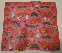 Marshalls Reusable Tote Bag Halloween Pink Skull Spider Ghosts *New*
