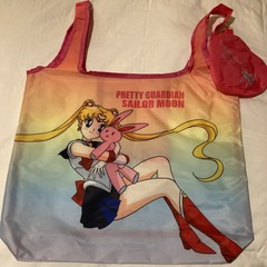 Sailor Moon Store Tote Bag Pretty Guardians Pink Bunny Foldaway Shopper New Gift