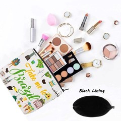 LEVLO Brazil Culture Travel Cosmetic Bag World Cup Take Me To