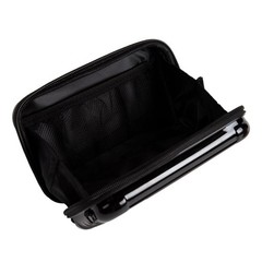 ASUNFO Black Hard Shell Cosmetics Case Carrying 2.2×4.13×7 inches,