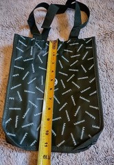 New Lululemon S Reusable Shopping Tote Gift Bag Dark Forest Green w/Logo 2 Avail