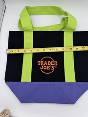 Multi-Color/Black NWT Trader Joe’s, Mini-Tote Bag as seen in the Wall St Journal