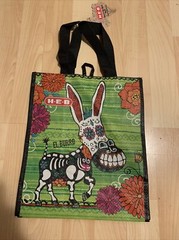 New Day Of The Dead Lot Of Three Reusable Grocery Shopping Bags Halloween