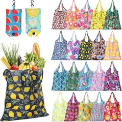 20 Pack Reusable Grocery Bags 22lbs Large Reusable Shopping Bags Foldable