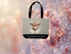 Highland Cow~ Canvas Tote Bag~FREE shipping~shopping~CHOICE~Reusable~Gift~USA