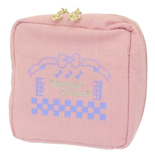 Marimo Craft Ojamajo Doremi Square Pouch Pink Approx. W160 x H160 x D70mm