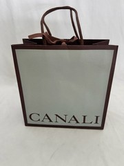 Canale Reusable Paper Shopping Bag Gift Rope Handle 9.5″ x 9.5″ x 5″