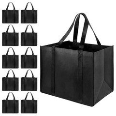 Heavy Duty Reusable Grocery Bags XL Durable Shopping Kitchen Grocery Store Bags