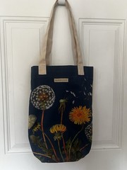 Cavallini & Co Dandelion Botanical Canvas Tote Bag