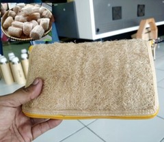 Grocery Shopping Tote Bag Foldable Handmade Natural Materials Eco-Friendly Vegan