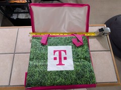 Reusable Insulated Cooler Shopping Bag Tote Zipper T-Mobile Pink Green FREE D SH