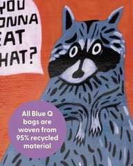 Handy Tote Bag You Gonna Eat That Recycled & Reusable Sturdy Canvas Shopping Bag