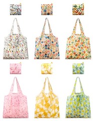 6 Pcs Reusable Grocery Bags, Foldable Shopping Bags Heavy Duty, Large Nanobag…