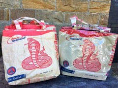 Fair Trade Cobra Cement Beach Tote Handmade in Cambodia