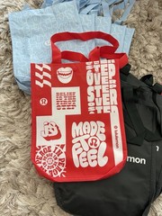 11 x Lululemon Small Current 2025 2026 Logo Reusable Shopping Bag Brand New!