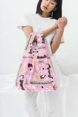 BAGGU Bag JAPAN Limited Cherry blossoms Panda Tokyo Train Pink Standard size NEW