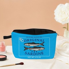 MoCaliduccious Canned Sardines Makeup Bag Funny Sardine Tin Fish hzw1014