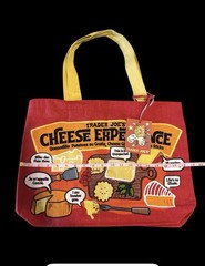 TRADER JOE’S Canvas Reusable Shopping Tote Bag “Cheese Experience”🧀 NEW