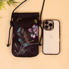 Stylish and simple drawstring change bag portable bundle messenger bag bag