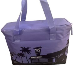 Trader Joe’s Lavender Purple LE Reusable Insulated Shopping Eco Tote Bag 8Gallon