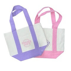 Trader Joe’s Pastel Mini Canvas Tote Bags PINK PURPLE VIRAL TIKTOK 2025 LTD ED