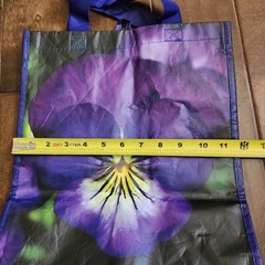 Stater Bros Purple Floral Reusable Shopping Bag