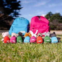[Niki] OUTDOOR PRODUCTS Schnauzer Keychain 10cm Backpack Green Kids W4×D6×H10cm