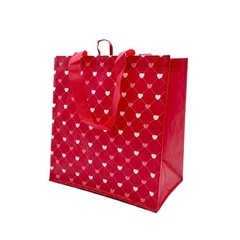 Reusable Grocery Bags – Valentine’s Day Gift Totes, Foldable & Water‑Resistan…