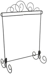 TABLE 11.5X11.5 GREY MEANDERING SINGLE STAND SILVER 11.5″ X 11