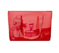 Trader Joe’s Large Peach Reusable Insulated Cooler Shopping Bag 8 Gallon New
