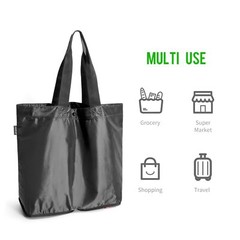 16l Lightweight Packable Tote Bag Water Resistant Foldable Grocery Bag Reusable
