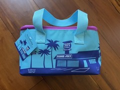 NEW! Trader Joe’s MINI Tote Bag Insulated New Summer 2026-Ice Blue/Purple/Pink