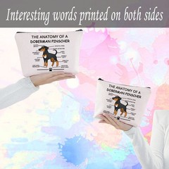 LEVLO Funny Doberman Pinscher Lovers Gifts The Anatomy of A