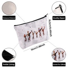 ZJXHPO Musical Cosmetic Bag Merchandise Fans Makeup With…