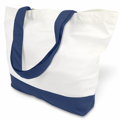 1-Pack Super Strong Large 12oz Cotton Canvas Tote Bag, Reusable Grocery Shopping