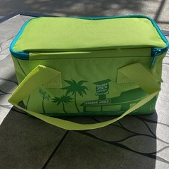 NEW! Trader Joe’s Mini Tote Bag Insulated New Summer 2026-Lime/Green/Blue