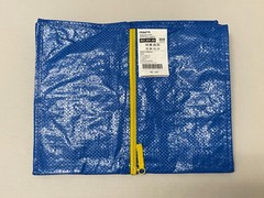 3 New Zippered Reusable Blue Laundry Travel IKEA Frakta Storage Bag Extra Large