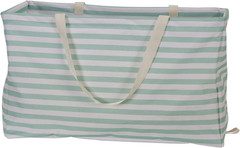 Teal Striped Krush Container All-Purpose Utility Tote